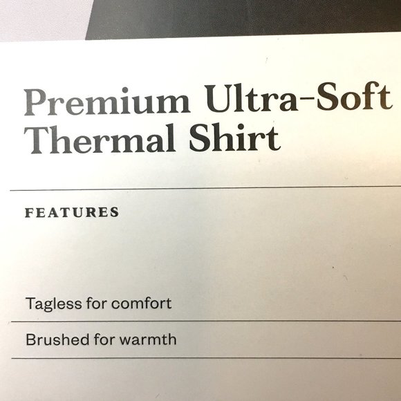 GOODFELLOW & CO Men's Tall Premium Long Sleeve Thermal Undershirt  NEW IN BOX! - Picture 6 of 11